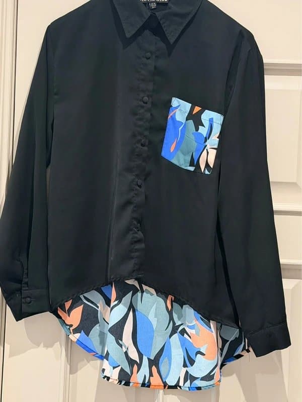 Girl in Mind Beautiful longline blouse
