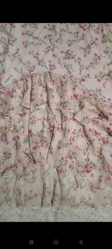New Look Gossip floral chiffon dress size 10
