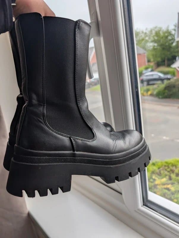 Primark Black chunky sole boots