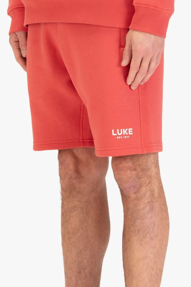 Luke 1977 Luke 1977 Men's Staggering Sweat Shorts in Red - 3