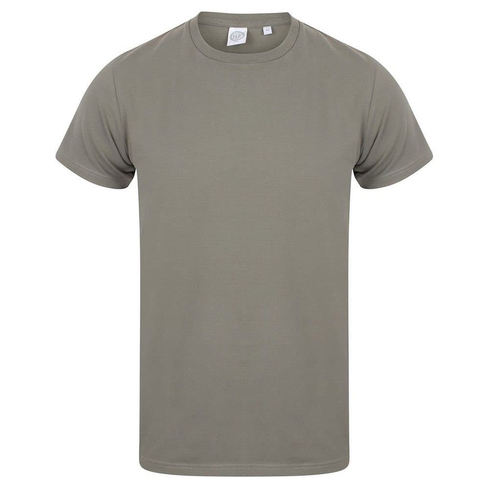 SF Men SF Men Men's Feel Good Stretch T-Shirt in Khaki