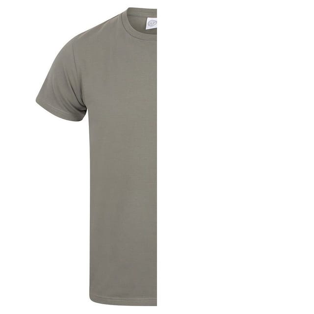 SF Men SF Men Men's Feel Good Stretch T-Shirt in Khaki - 2