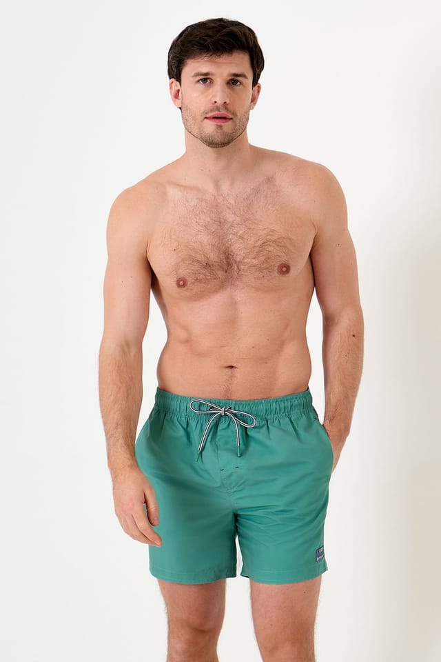 Saltwell Saltwell Men's Polyester Swim Shorts in Green - 3