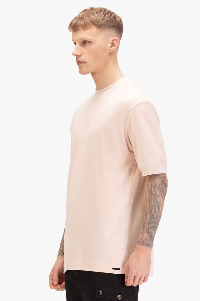 Luke 1977 Luke 1977 Men's Burly Oversized T-shirt in Light Pink - 3