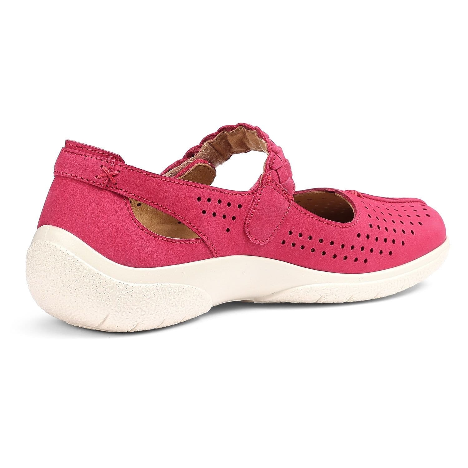 Hotter Hotter Women's 'Quake II' Classic Mary Janes in Bright Pink - 4