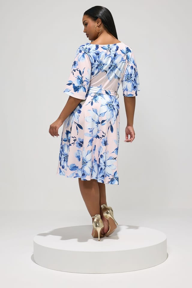 Yours Yours Women's Floral Wrap Skater Dress - 3