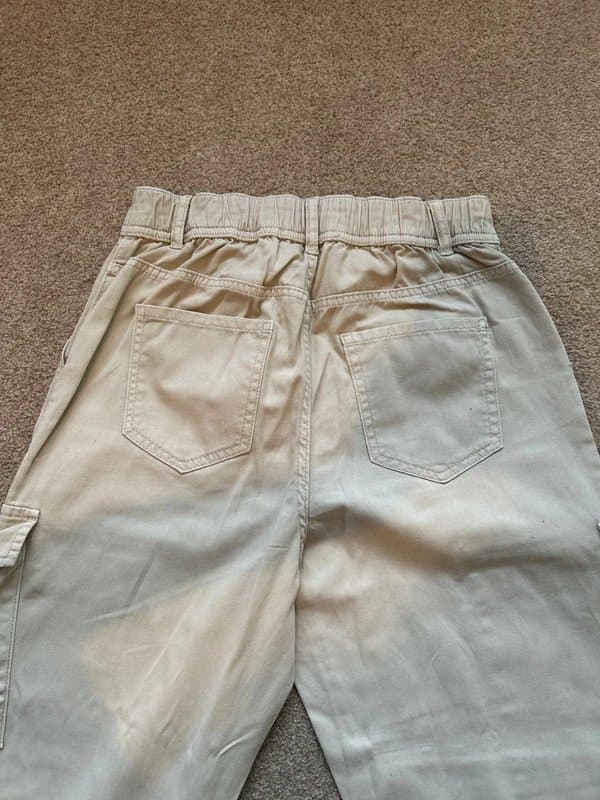 New Look Beige cargo pants