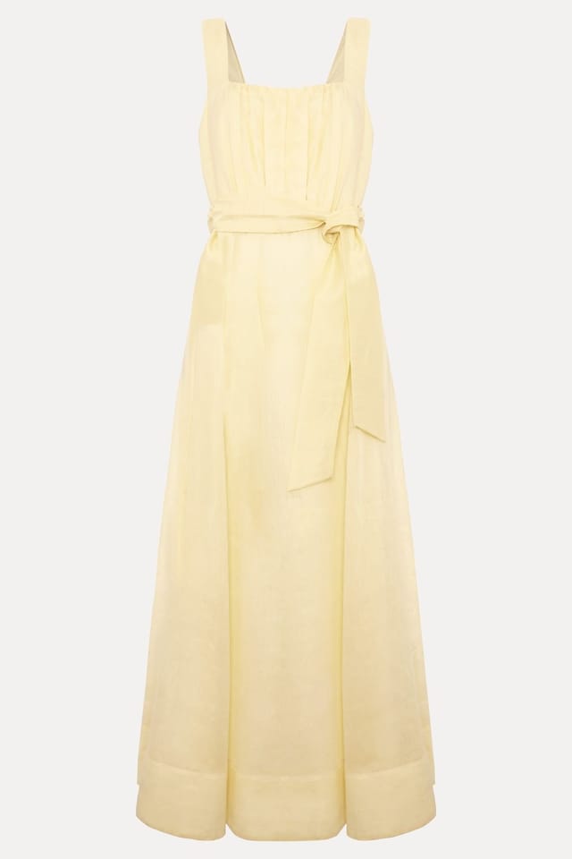 Phase Eight Phase Eight Women's Zahira Midi Dress in Lemon - 2