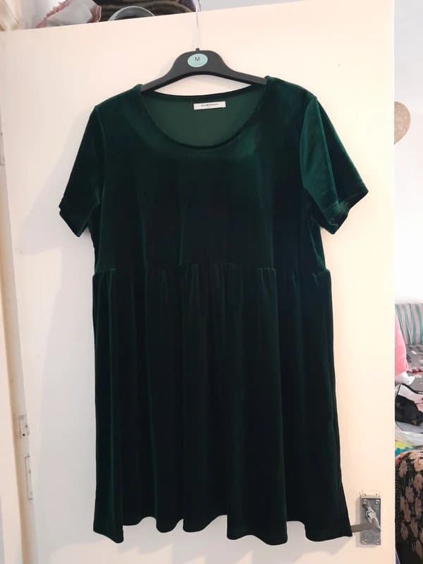 Glamorous Glamorous velvet mini dress