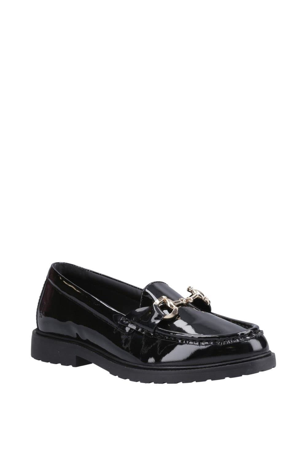 Hush Puppies Hush Puppies Women's Verity Patent Snaffle Loafer in Black