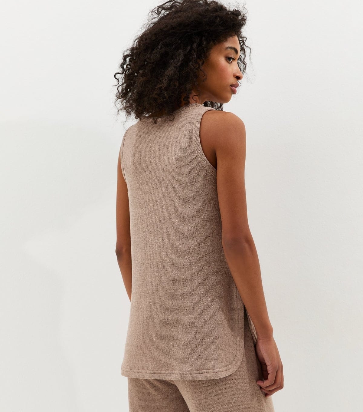 New Look Women's Dark Mink Textured Soft Touch Vest Top New Look - 4