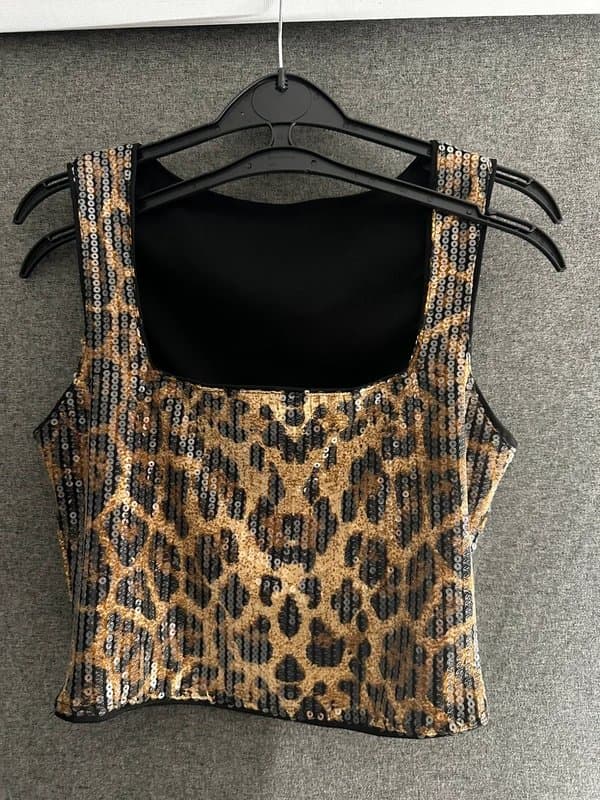 ASOS leopard print top