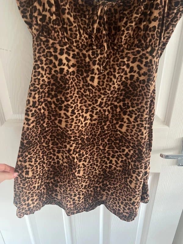 ASOS Design ASOS leopard print dress