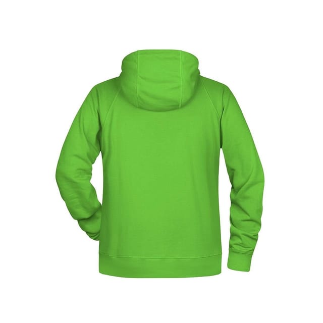 James and Nicholson James and Nicholson Men's Plain Hoodie in Green - 2
