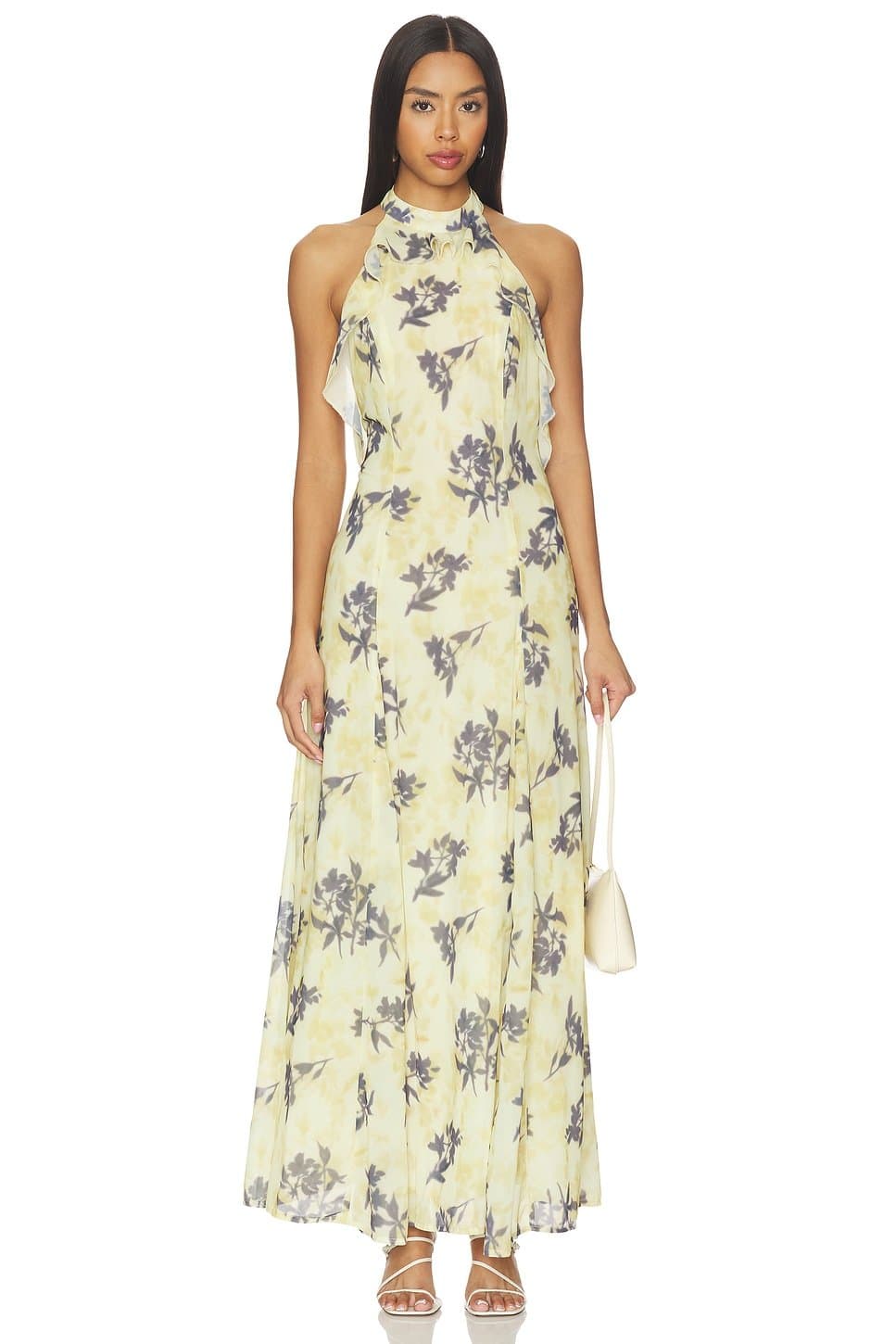 revolve Portia Open Back Maxi Dress