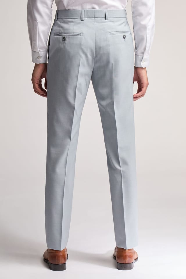 Ted Baker Ted Baker Men's Heath Slim Fit Sharkskin Suit Trouser in Blue - 2