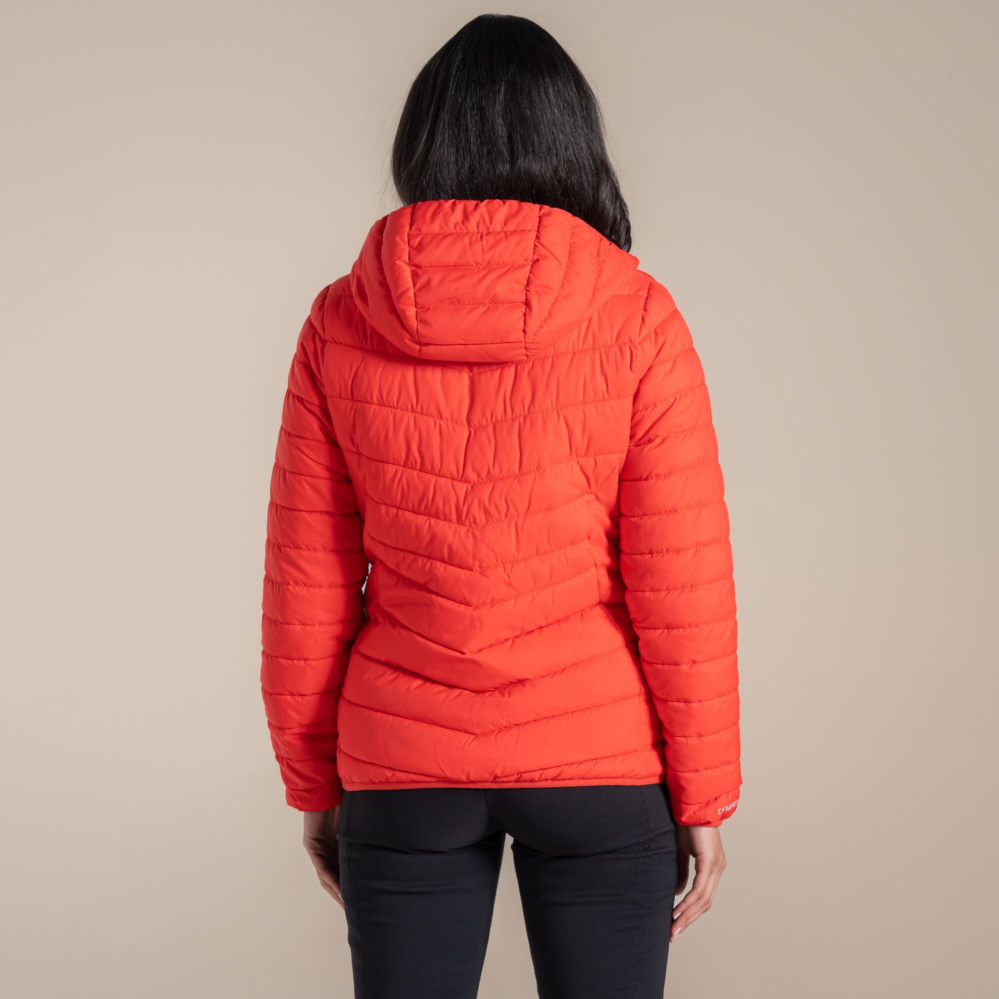 Craghoppers Craghoppers Women's Compresslite IX Hooded Water Repellent Insulating Jacket in Red - 2