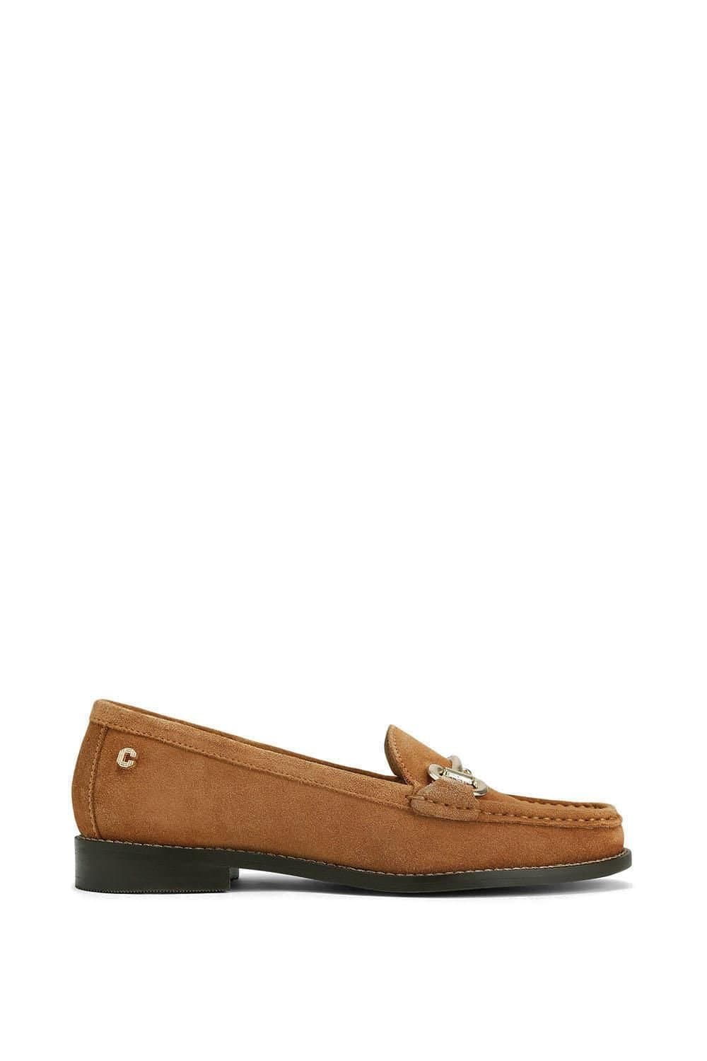Carvela Carvela Women's 'Snap' Leather Flats in Brown
