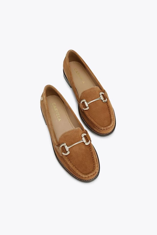 Carvela Carvela Women's 'Snap' Leather Flats in Brown - 2