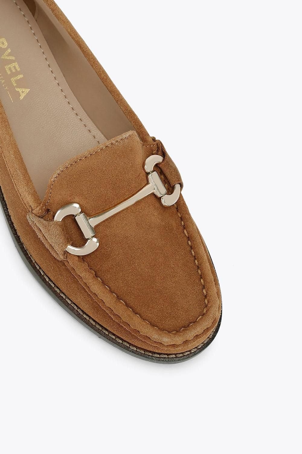 Carvela Carvela Women's 'Snap' Leather Flats in Brown - 4