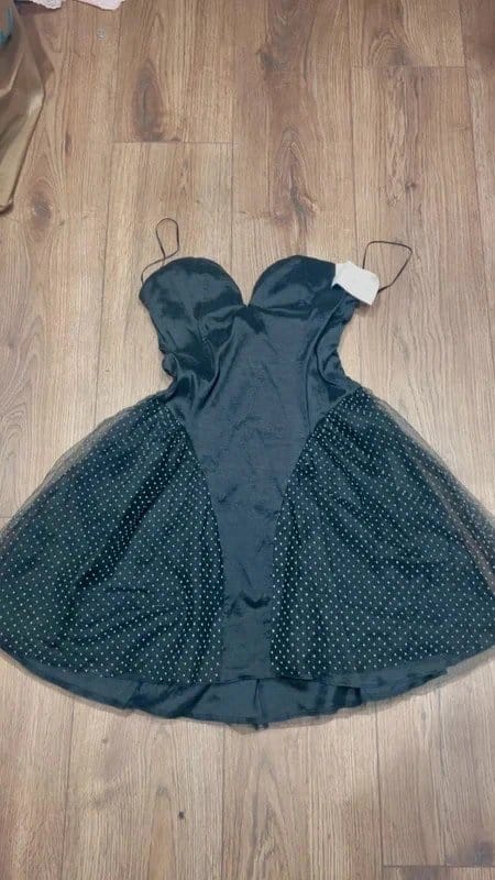 Bershka berska black dress - 1