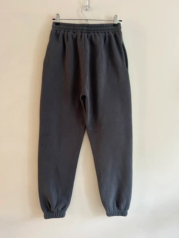 White Fox 🖤 White Fox Grey Joggers S Oversized High Waisted Lounge Sweatpants Casual Y2K