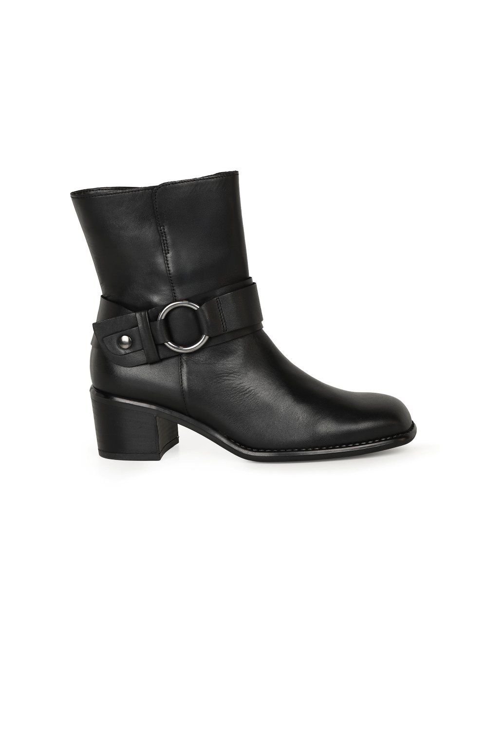 Gabor Gabor Women's 'Easel' Low Heeled Ankle Boots in Black - 4