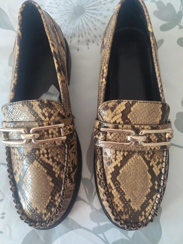 ASOS Snake Print Loafers