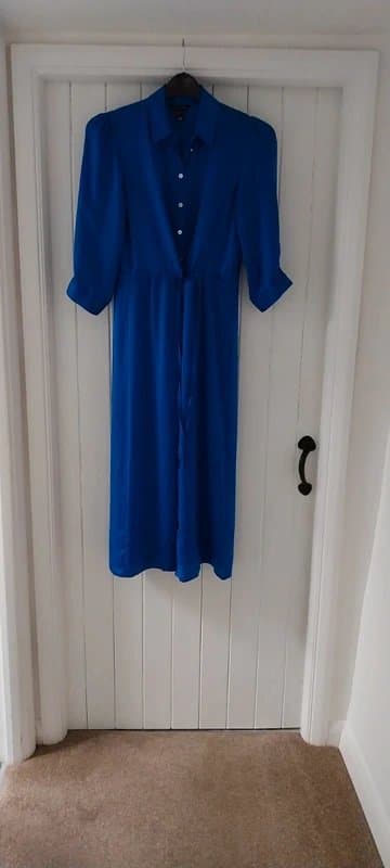 New Look New Look blue satin dress