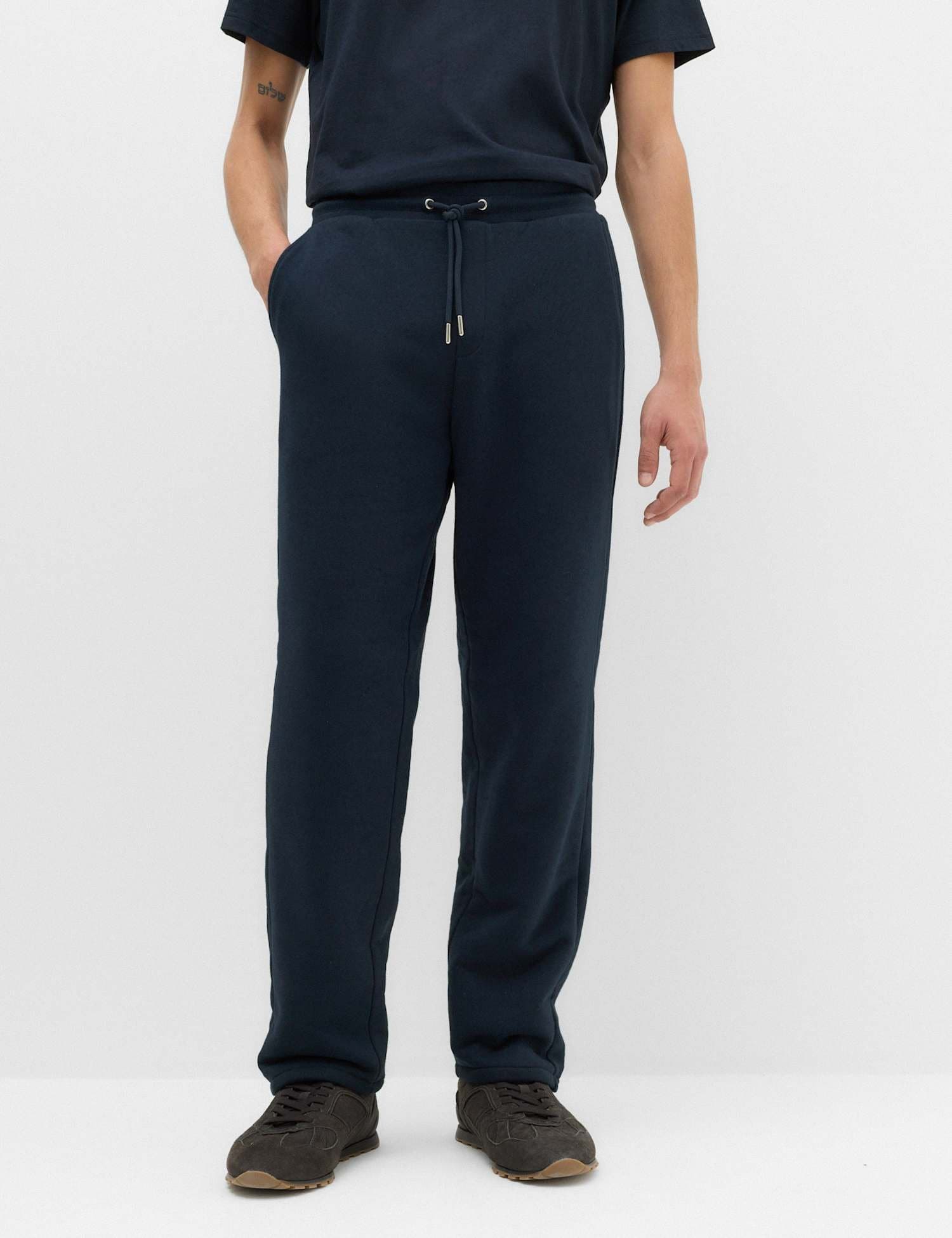 Marks & Spencer M&S Fleece Lined Joggers Navy