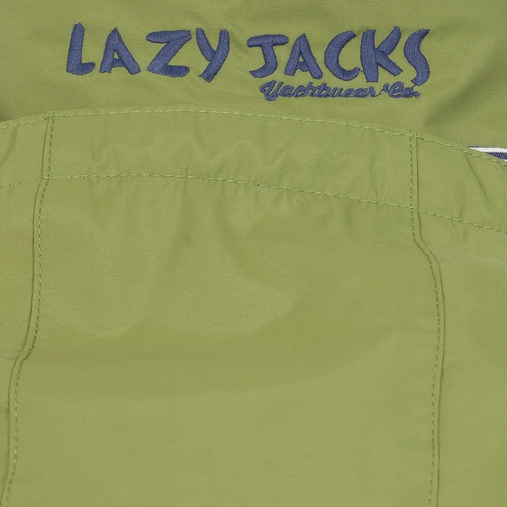 Lazy Jacks Lazy Jacks Women's Long Length Snug Fit Waterproof Jacket in Green - 4