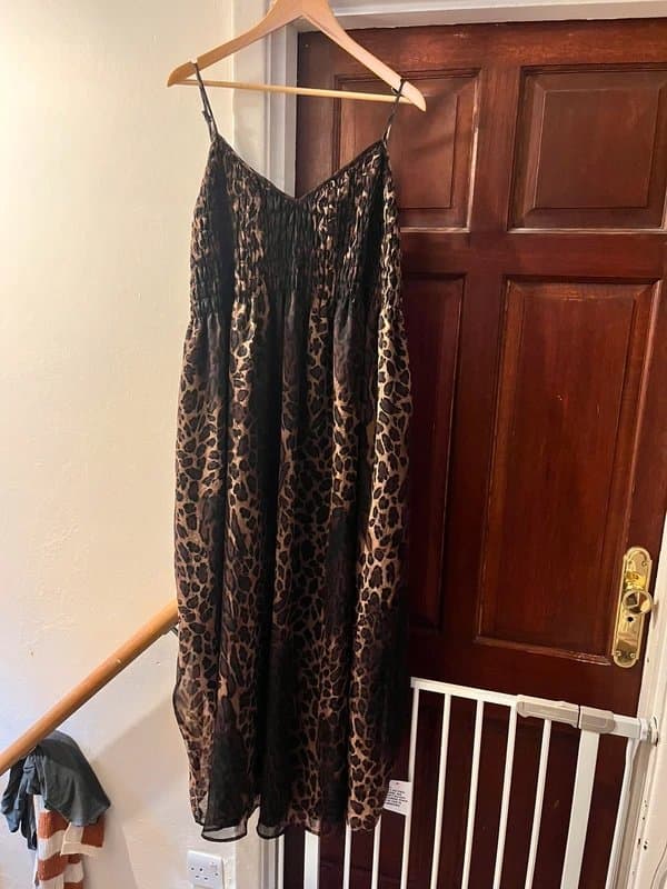ASOS ASOS curve leopard maxi dress size 24