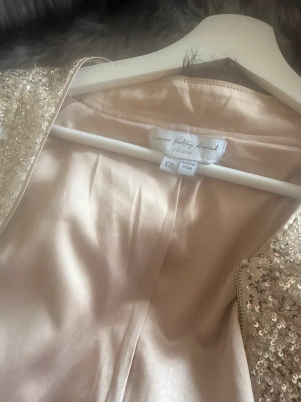 Never Fully Dressed Never fully dressed bomber sparkling Jacket and sparkly flare trousers dresses
