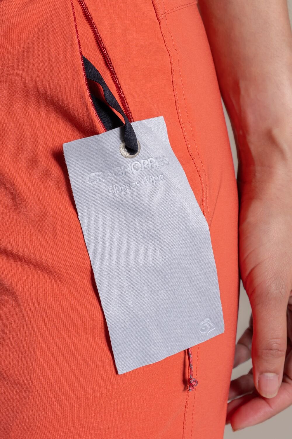 Craghoppers Craghoppers Women's Kiwi Pro III Water Repellent Anti-Insect Shorts in Orange - 3