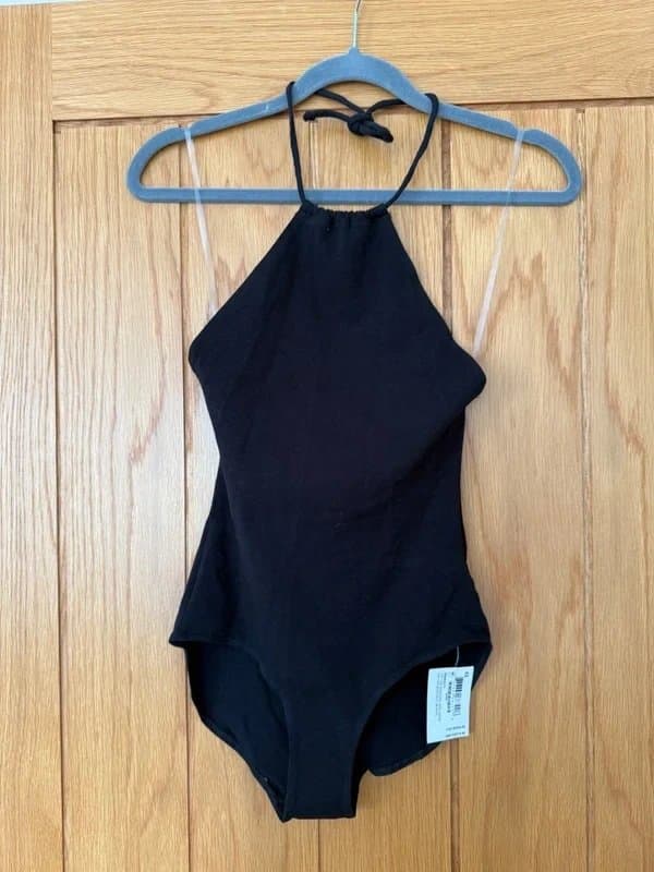 ASOS New High Neck Halter Bodysuit XS