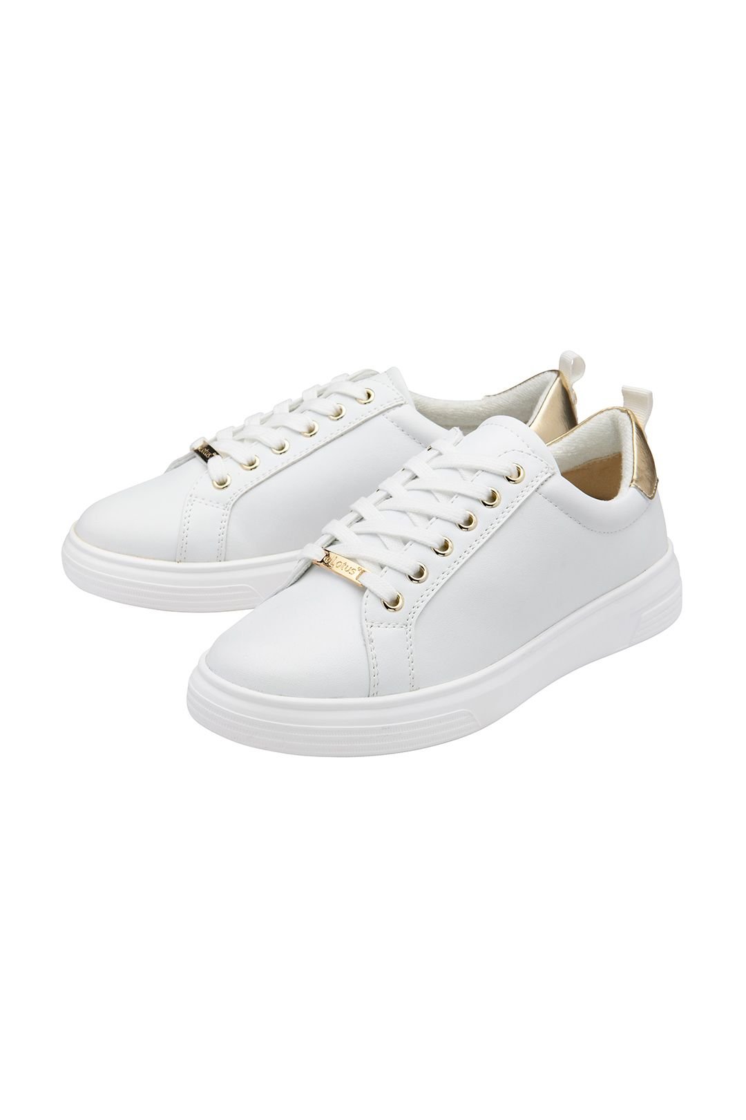 Lotus Lotus Women's 'Matia' Lace-Up Trainers in White - 2