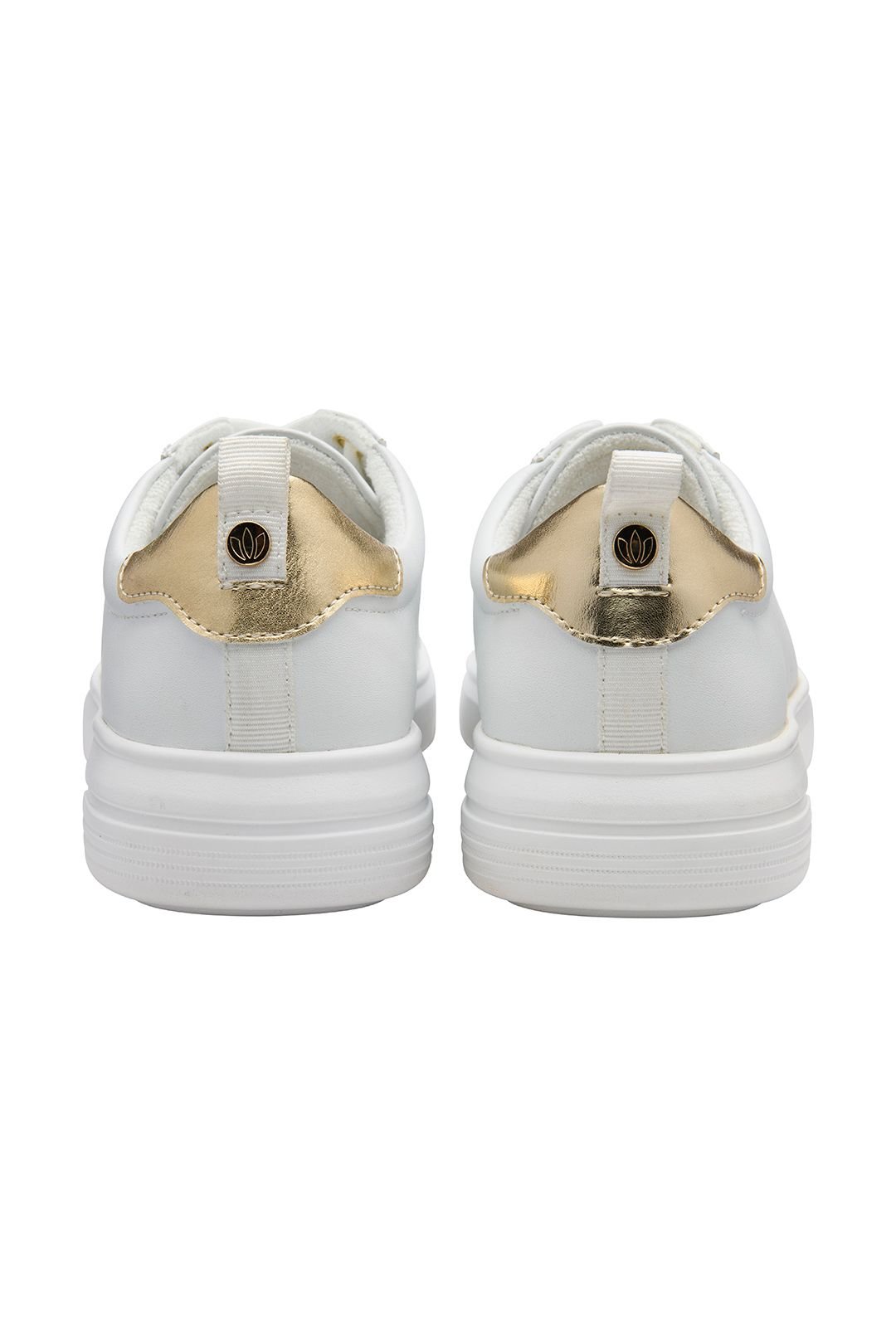 Lotus Lotus Women's 'Matia' Lace-Up Trainers in White - 3
