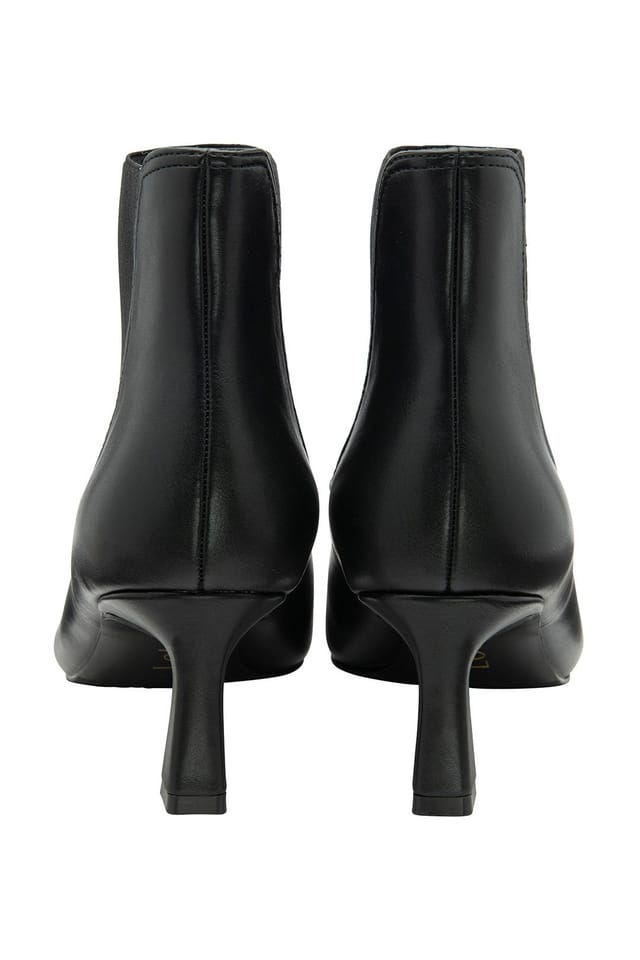 Lotus Lotus Women's Black Matt 'Blakely' Pointed Toe Shoe-Boots - 3