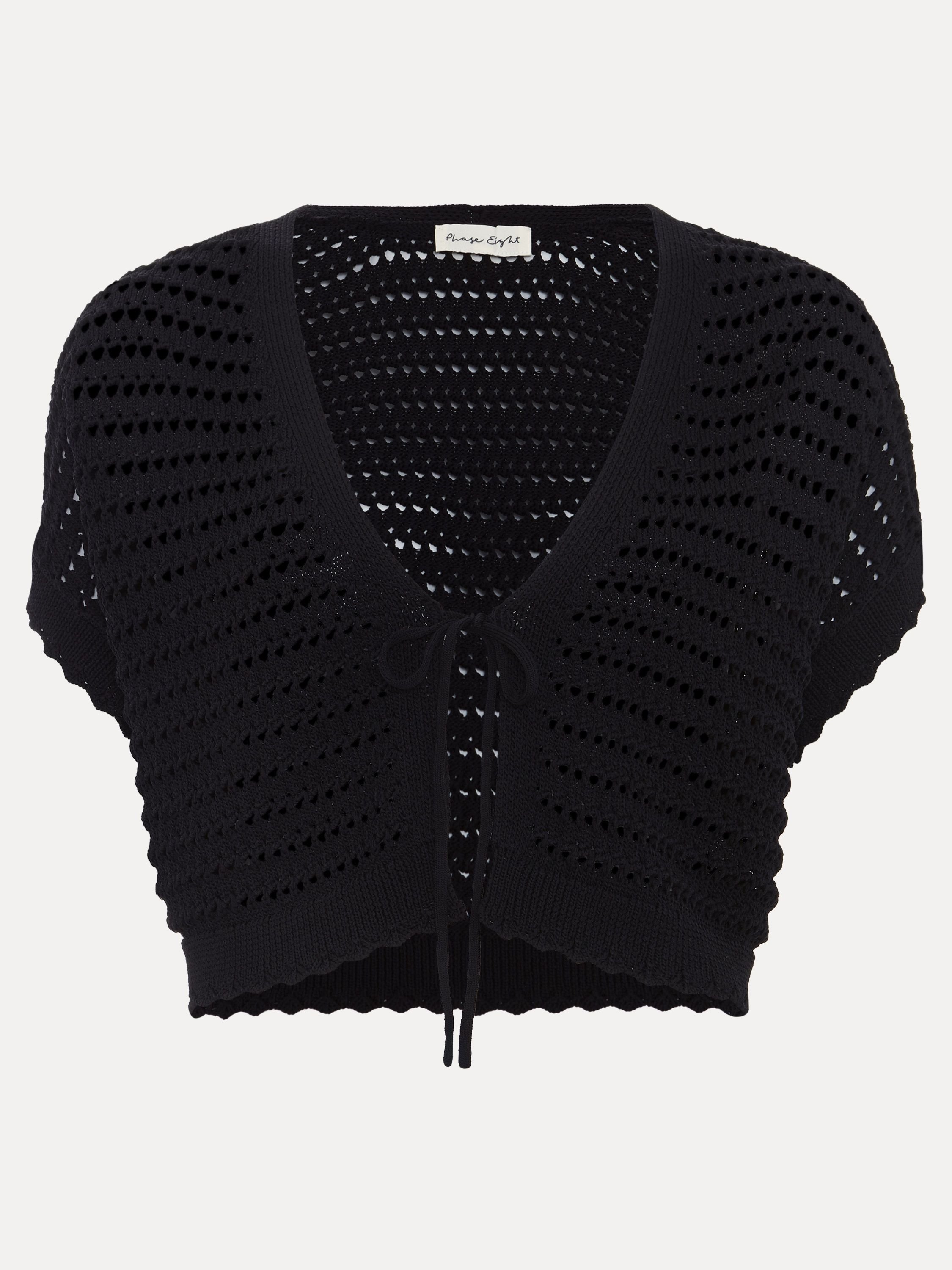 Phase Eight Phase Eight Women's Leona Cover Up Sculpted Neckline in Black - 2