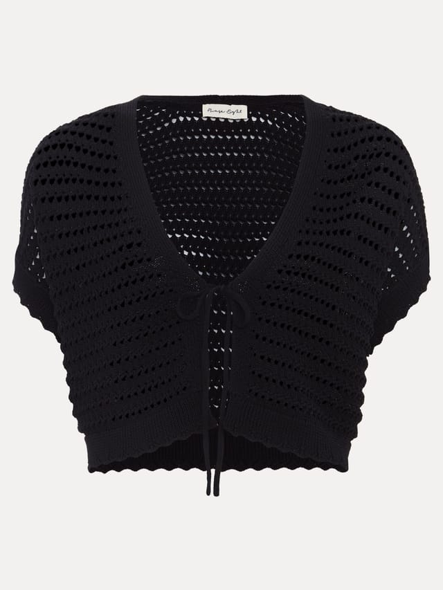 Phase Eight Phase Eight Women's Leona Cover Up Sculpted Neckline in Black - 2