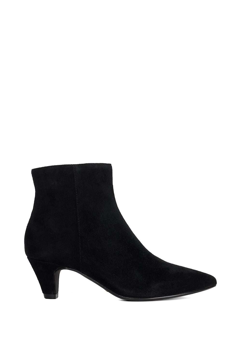 Dune London Dune London Black Suede Ankle Boots