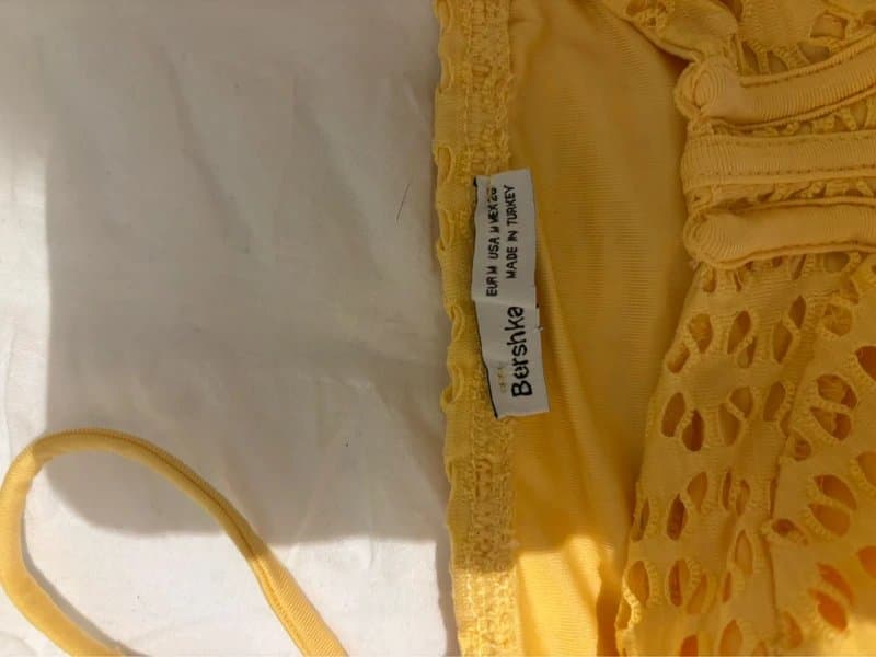 Bershka Bershka yellow cami