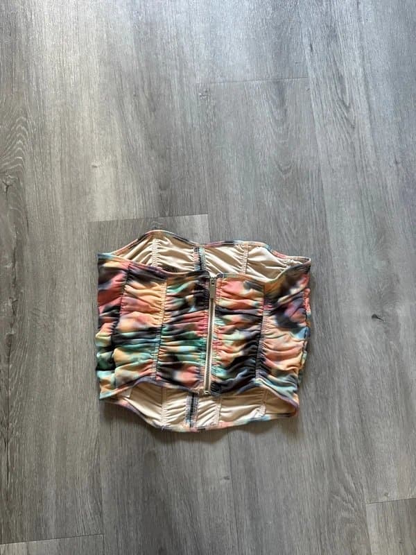 Bershka Bershka printed corset