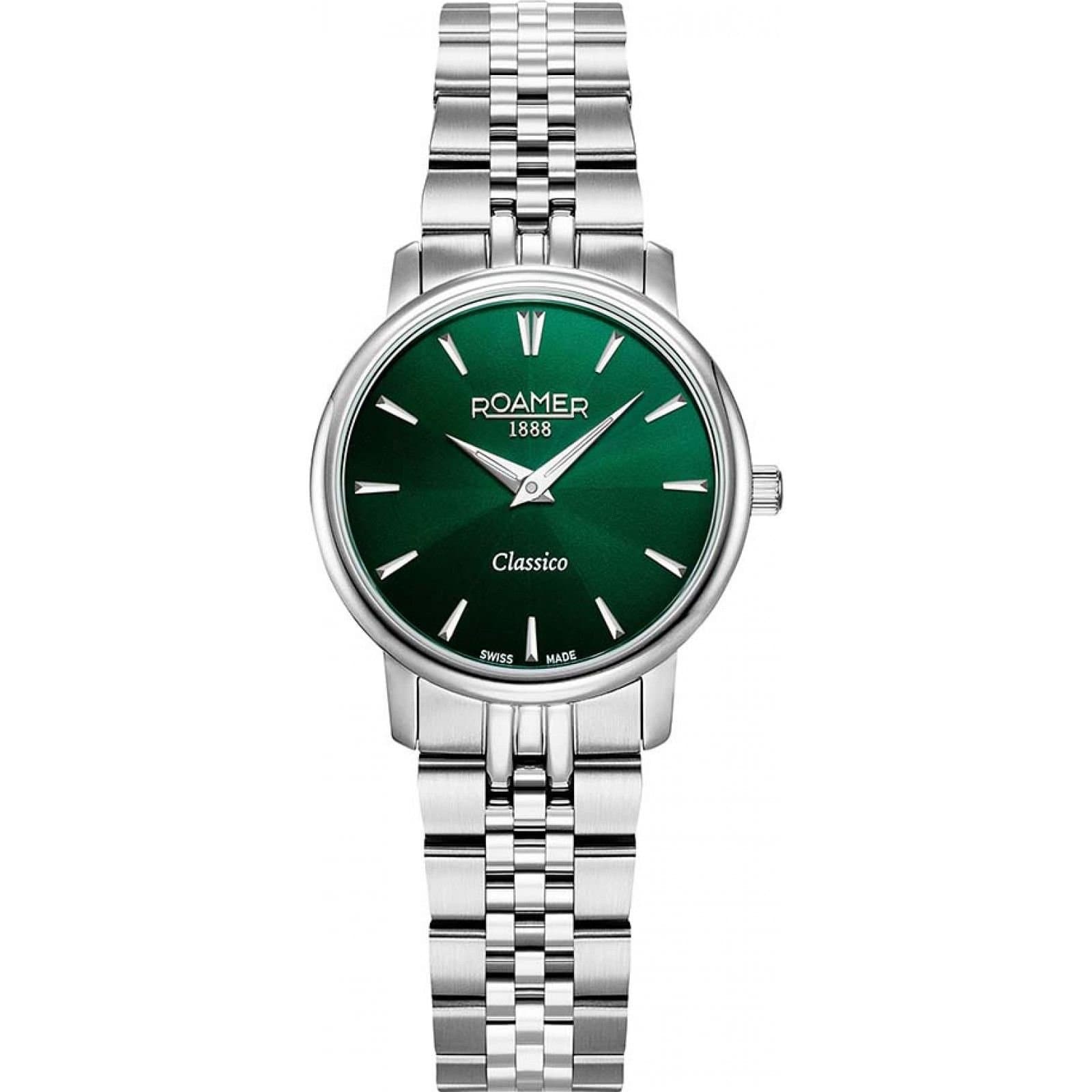 Roamer Roamer Women's 971857-41-75-50 Classico 30mm Quartz Watch in Silver