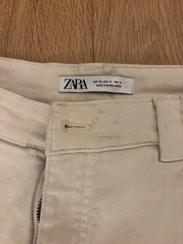 Zara Zara Cream Jeans