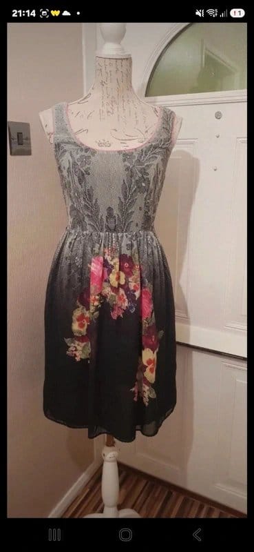 Myleene Klass Multi Floral Lace Midi Dress