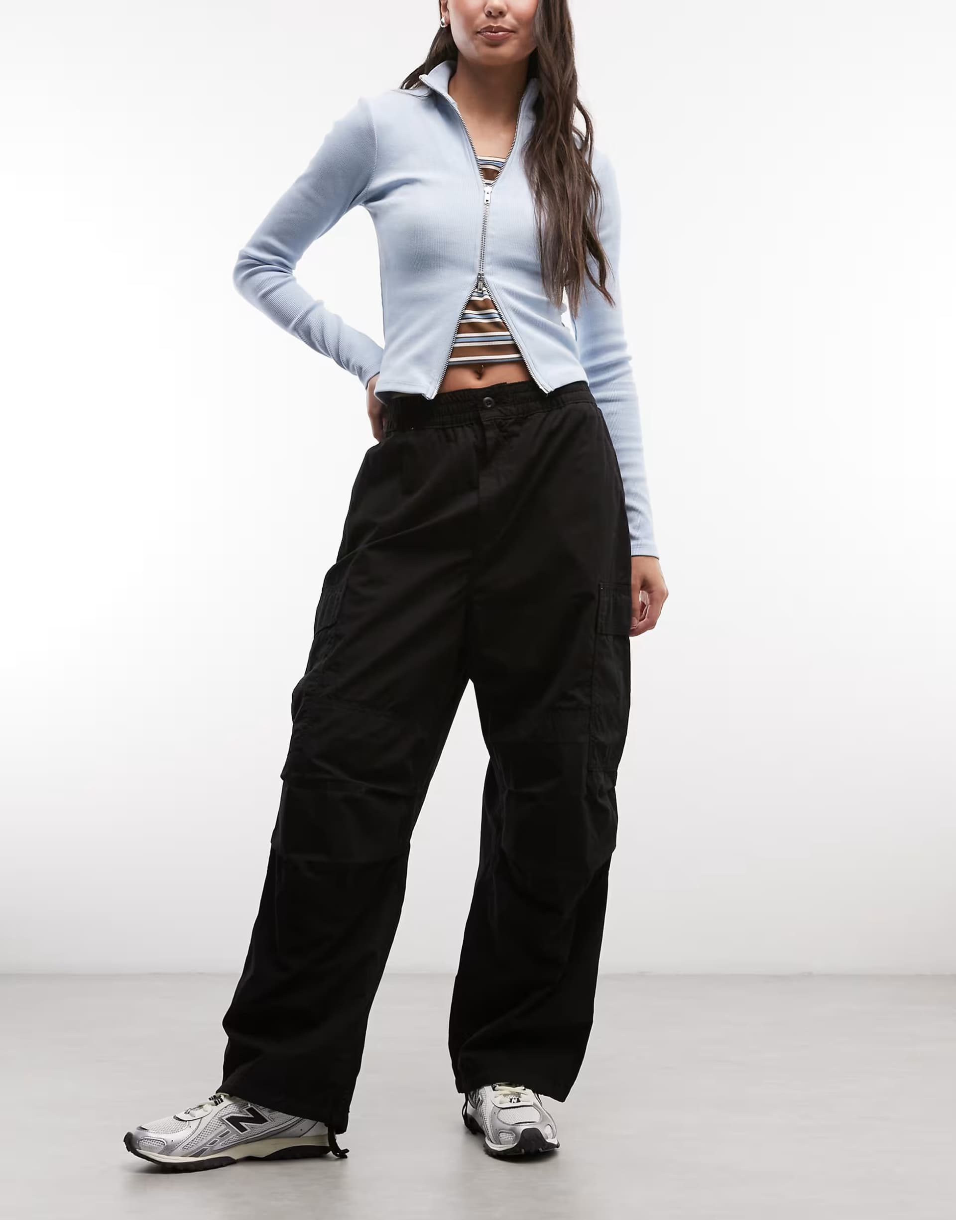 ASOS Carhartt WIP jet cargo trousers in black