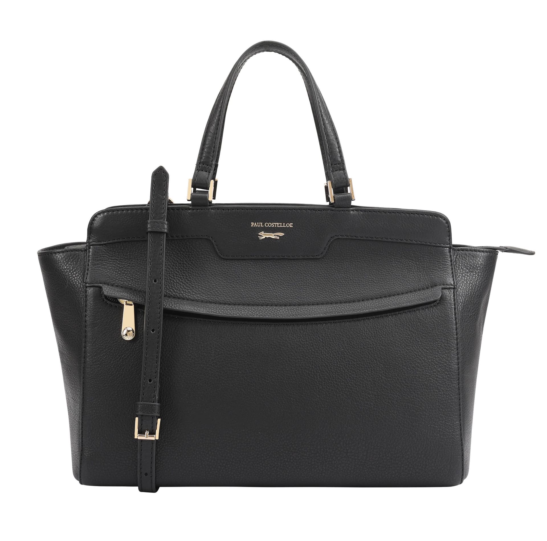 Paul Costelloe Paul Costelloe Women's Calla Leather Multi Way Bag in Black