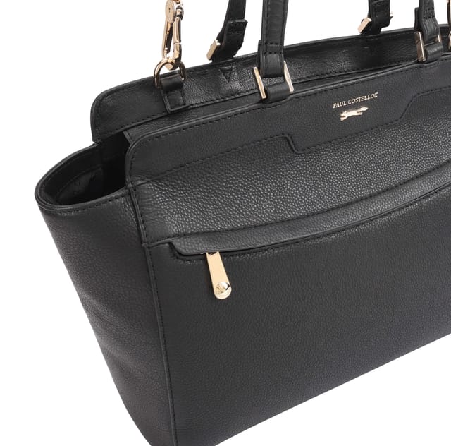 Paul Costelloe Paul Costelloe Women's Calla Leather Multi Way Bag in Black - 3