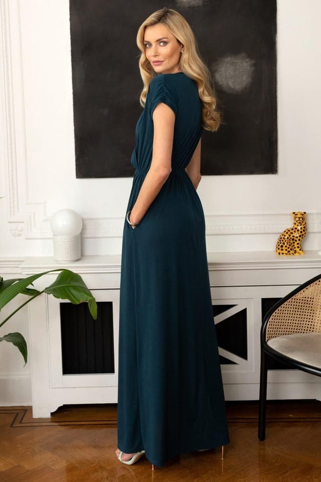 Hot Squash Hot Squash Women's The Maxi Dress in Teal - 2